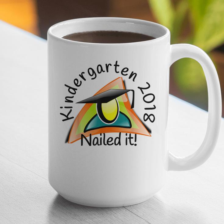 Kids Kindergarten 2018 Nailed It Graduation Graphic Print Coffee Mug