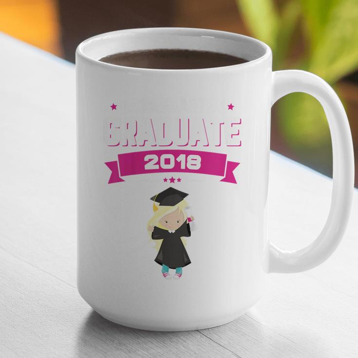 Kids Kindergarten Graduate 2018 Graduation Girls Graphic Print Coffee Mug