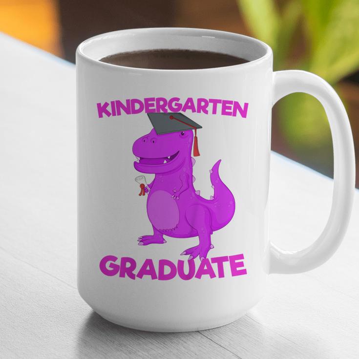 Kids Kindergarten Graduation Idea For Girls Dinosaur Graphic Print Coffee Mug