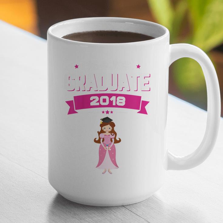 Kids Princess Girl Preschool Graduate 2018 Graduation Pre-K Graphic Print Coffee Mug
