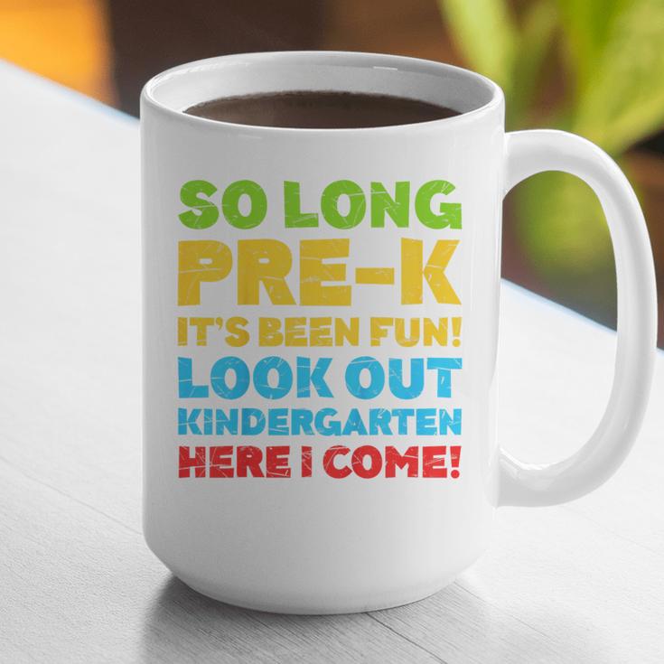 Kids So Long PRE-K It's Been Fun Shirt Boy Girl Graduation Graphic Print Coffee Mug