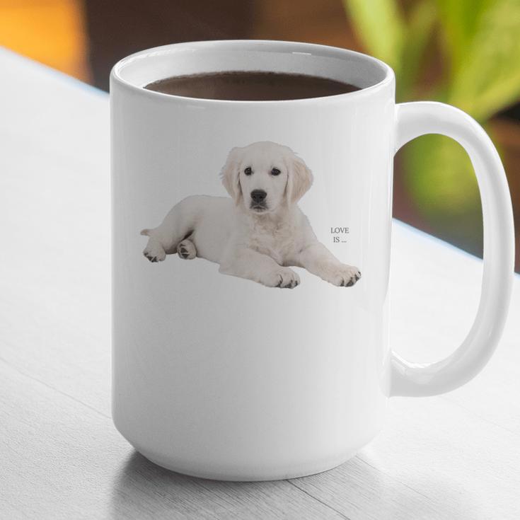 Labrador Retriever Shirt Yellow Love Lab Mom Dog Dad Graphic Print Coffee Mug