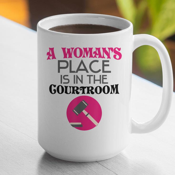 Lawyer Attorney Law School Graduation Female Women Graphic Print Coffee Mug
