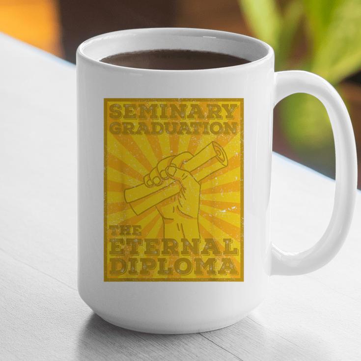 LDS Mormon Seminary Graduation Eternal Diploma Shirt Graphic Print Coffee Mug