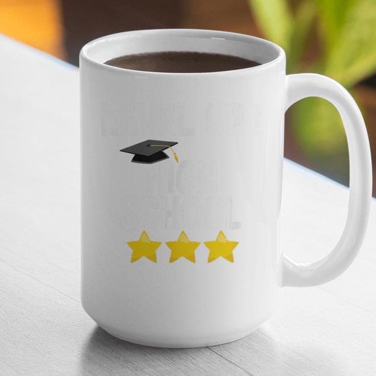 Level Up High School 8th Grade Graduation T-Shirt Graphic Print Coffee Mug