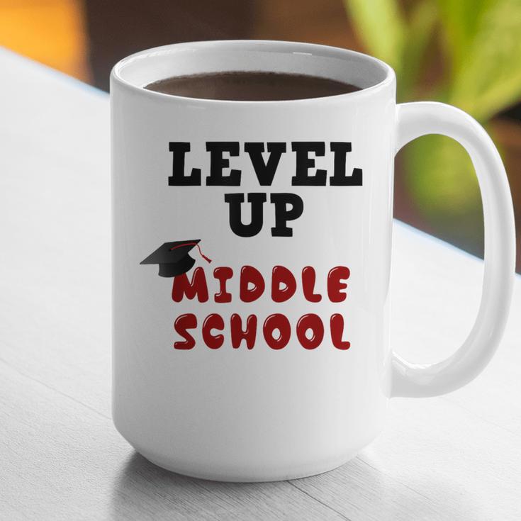 Level Up Middle School 5th Grade Graduation Graphic Print Coffee Mug