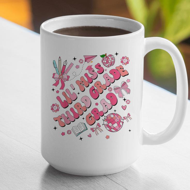 Lil Miss Third 3rd Grade Grad Graduation Last Day Girls Kid Graphic Print Coffee Mug