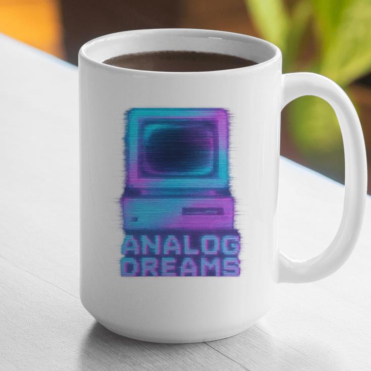 Lofi Reverie Analog Dreams Pixel 90s Desktop VHS Nostalgia Graphic Print Coffee Mug