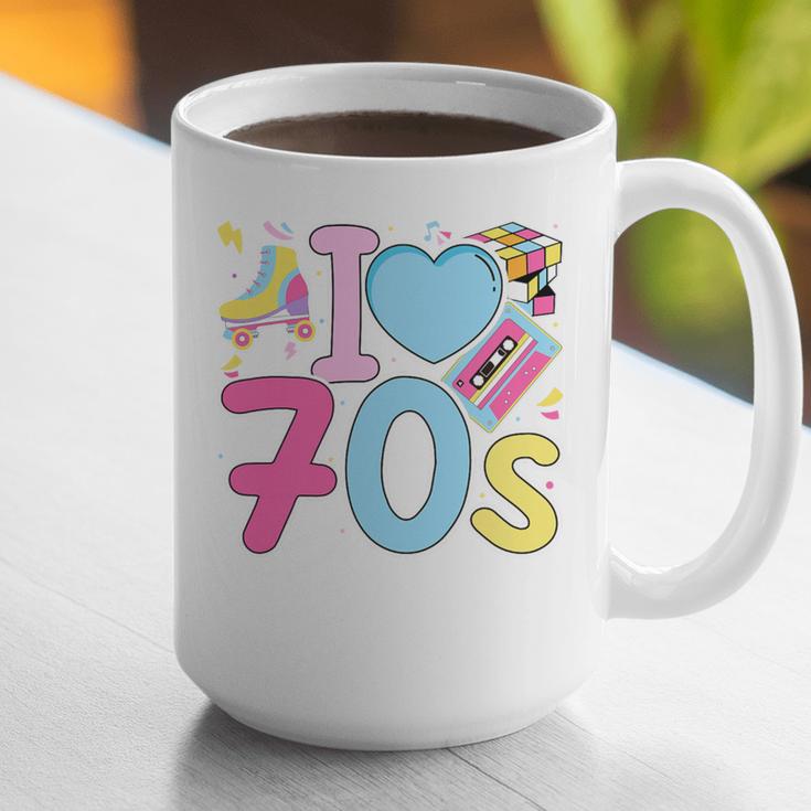 I Love 70's Retro Style Nostalgia Vibe 1970's Party Premium Tri-Blend Graphic Print Coffee Mug I Love 70's Retro Style Nostalgia Vibe 1970's Party Premium Tri-Blend Graphic Print Coffee Mug