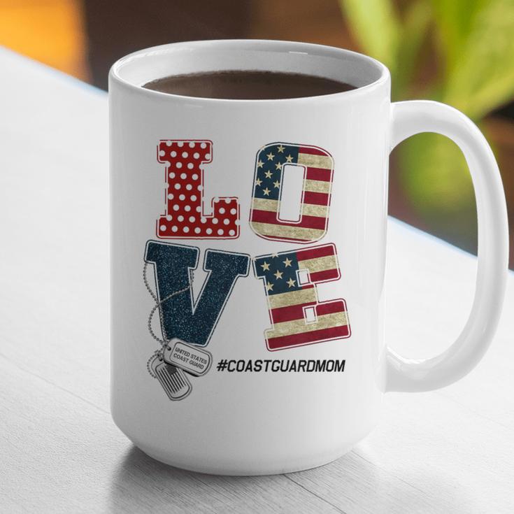 Love Coast Guard Mom Proud Coast Guard Graduation Mom Graphic Print Coffee Mug