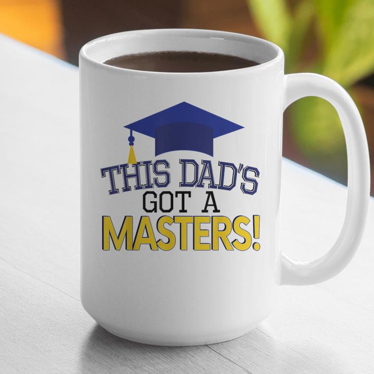 Masters Degree Proud Dad Graduation Shirt MBA Social Work Graphic Print Coffee Mug