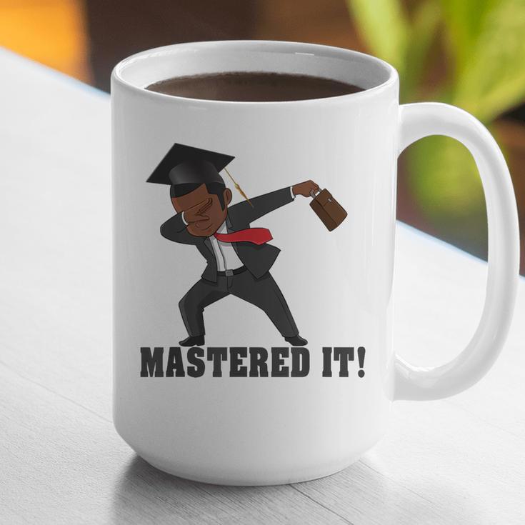 Masters Graduation Mastered It Dabbing Man Tee Graphic Print Coffee Mug