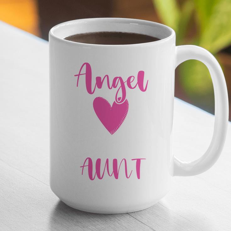 Memory Of My Aunt I Was Her Angel Now She Is Mine Heaven Graphic Print Coffee Mug