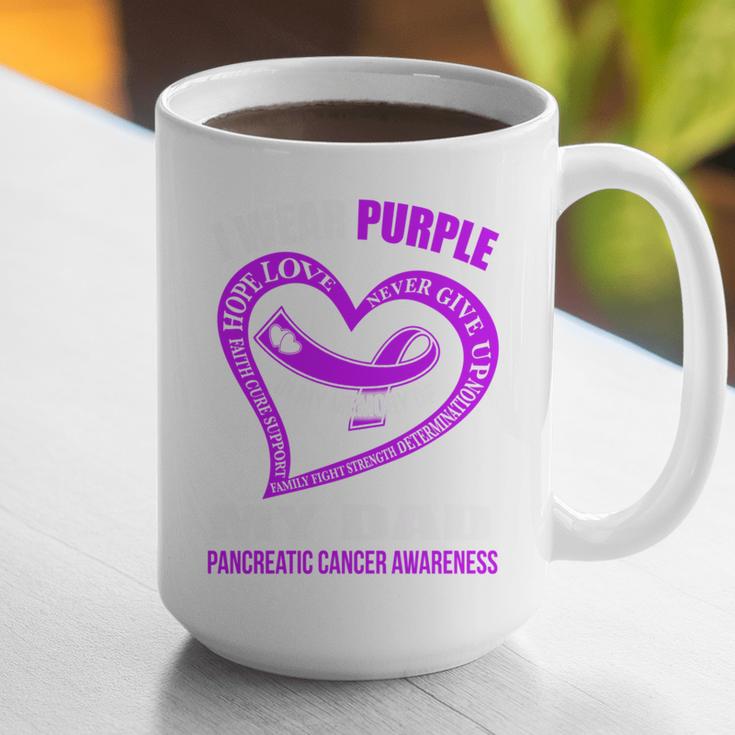 In My Memory Of My Dad PANCREATIC CANCER AWARENESS Graphic Print Coffee Mug
