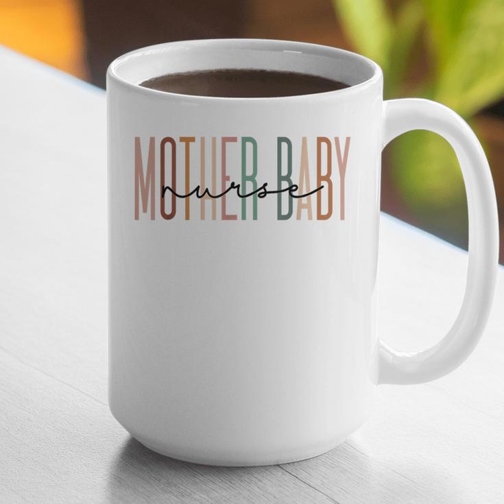Mother Baby Nurse Postpartum Mom Baby Nursing Graduation Graphic Print Coffee Mug