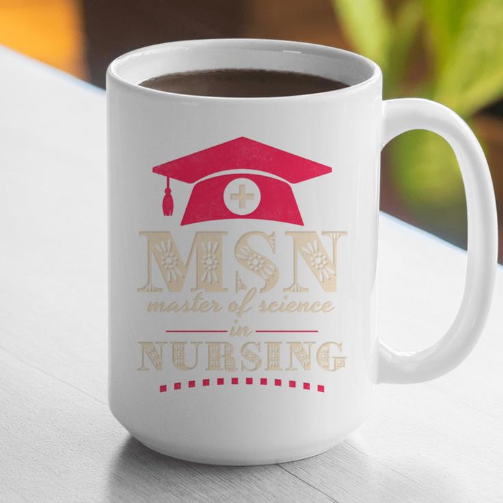 Msn Master Of Science In Nursing College Graduation Premium Tri-Blend Graphic Print Coffee Mug