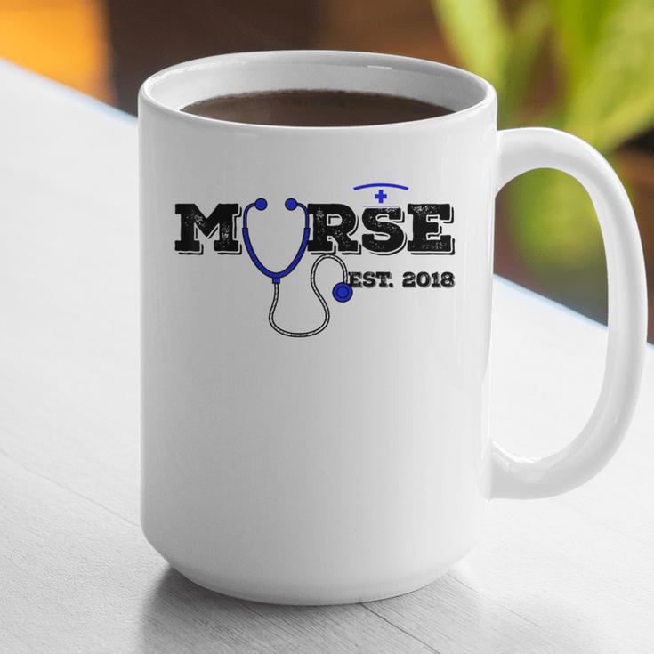 Murse Est 2018 Male Nurse Graduation Graphic Print Coffee Mug