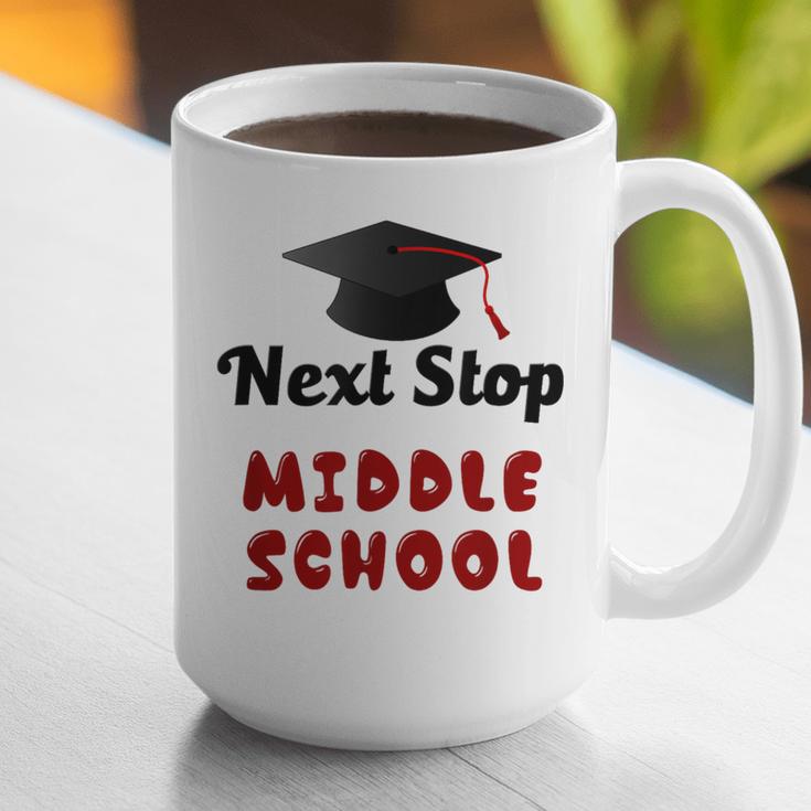 Next Stop Middle School Graduation Graphic Print Coffee Mug