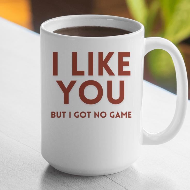 I Like You But Got No Game Introvert Minimalist Joke Graphic Print Coffee Mug