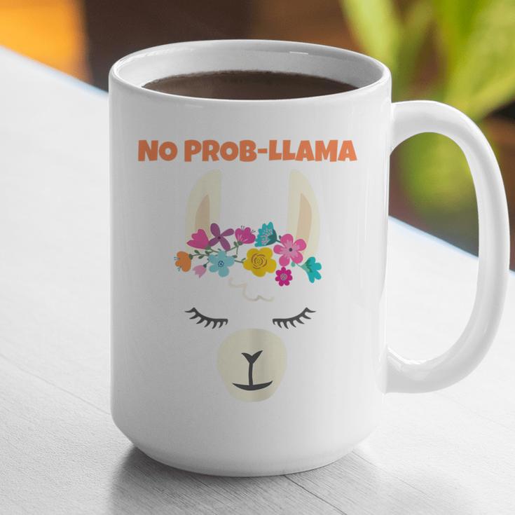 No Prob Llama Birthday Graduation Women Kids Girls Graphic Print Coffee Mug