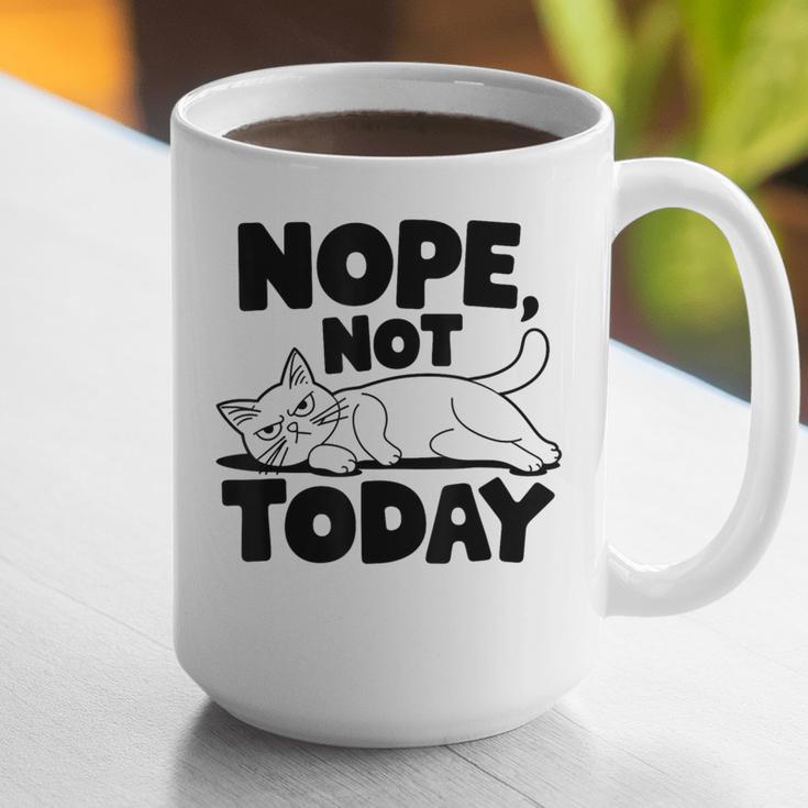 Nope Not Today Antisocial Introvert Cat Lover Men Women Kids Graphic Print Coffee Mug Nope Not Today Antisocial Introvert Cat Lover Men Women Kids Graphic Print Coffee Mug