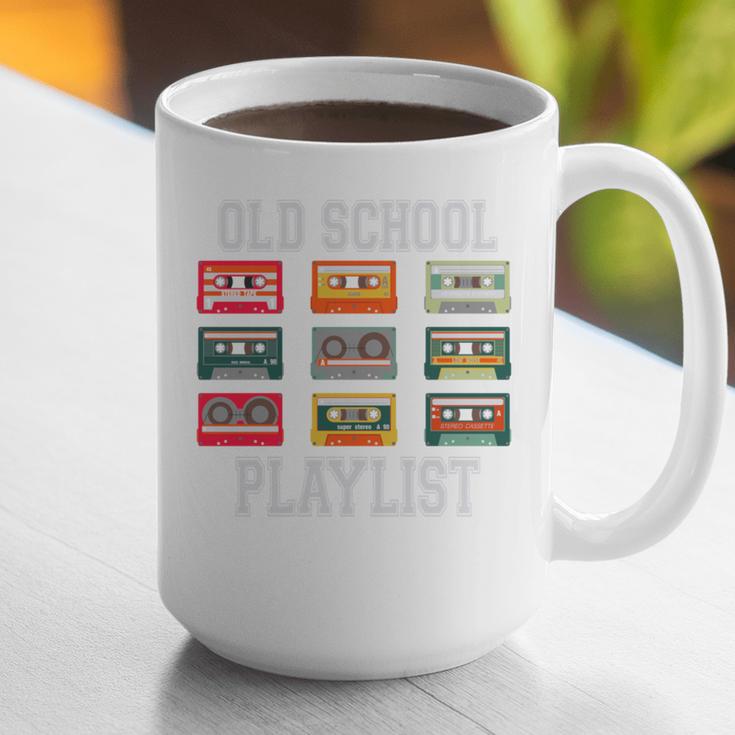 Old School Playlist Nostalgia Vibes Cassette Graphic Print Coffee Mug Old School Playlist Nostalgia Vibes Cassette Graphic Print Coffee Mug
