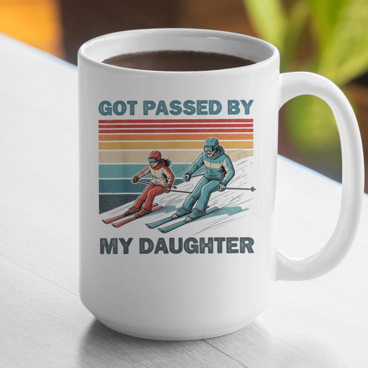 Got Passed By My Daughter Skiing Dad Graphic Print Coffee Mug