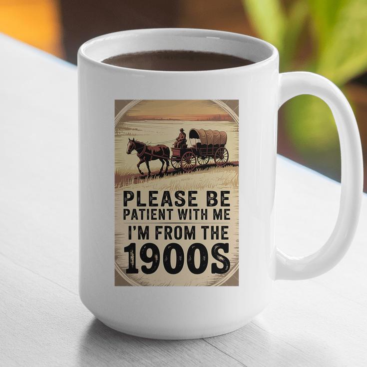 Be Patient With Me I'm From The 1900s Birthday Retirement Premium Tri-Blend Graphic Print Coffee Mug