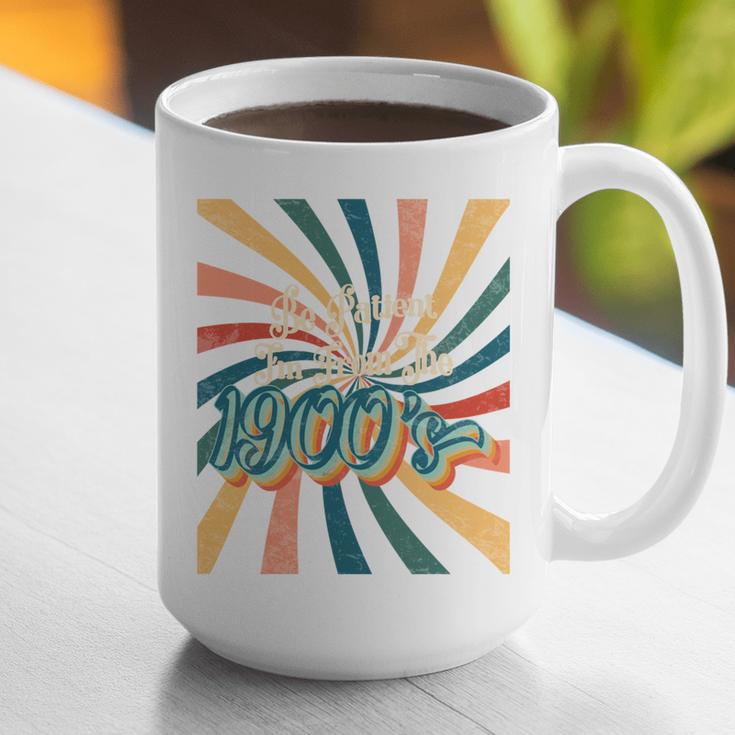 BE PATIENT I'M FROM THE 1900s RETRO SUNSET 90s 80s 70s Graphic Print Coffee Mug