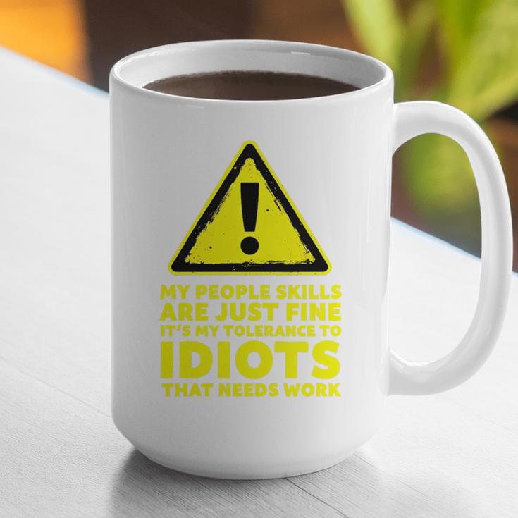 My People Skills Are Just Fine Sarcastic Introvert Premium Tri-Blend Graphic Print Coffee Mug My People Skills Are Just Fine Sarcastic Introvert Premium Tri-Blend Graphic Print Coffee Mug