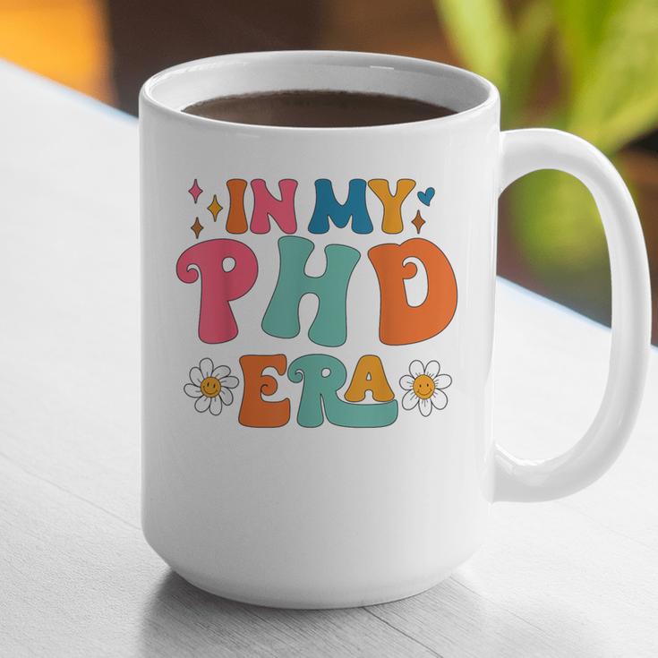 In My Phd Era Groovy Phd Graduation Future Doctor Graphic Print Coffee Mug