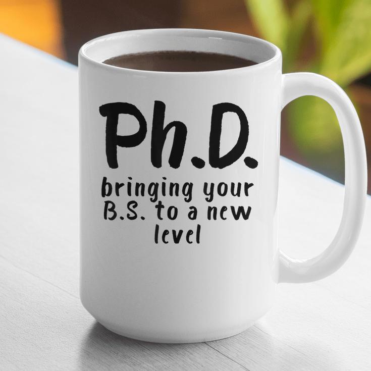 Phd Shirt Bs Doctorate Graduation Doctoral Graphic Print Coffee Mug