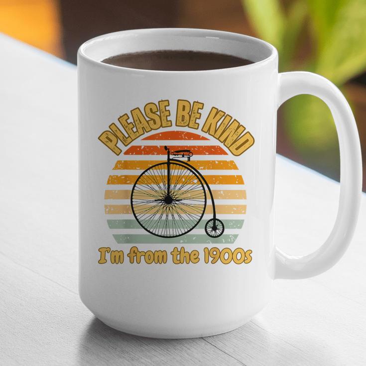 Please Be Kind I'm From The 1900s Penny Farthing Graphic Print Coffee Mug
