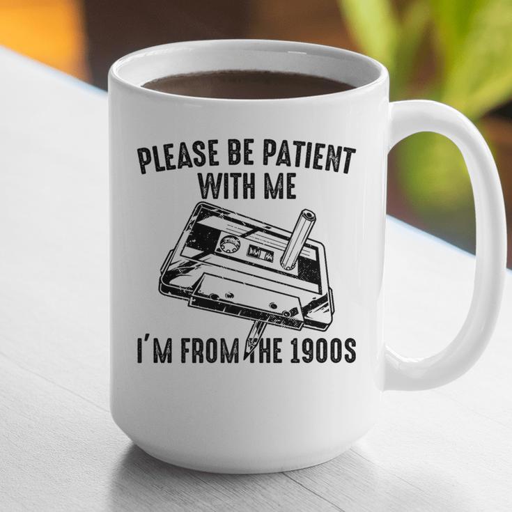 Please Be Patient With Me I'm From The 1900s Cassette Pencil Premium Graphic Print Coffee Mug Please Be Patient With Me I'm From The 1900s Cassette Pencil Premium Graphic Print Coffee Mug