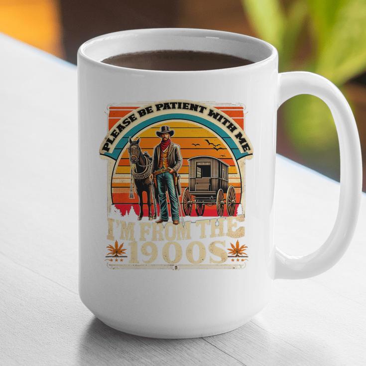 Please Be Patient With Me I'm From The 1900s Cowboy Premium Graphic Print Coffee Mug