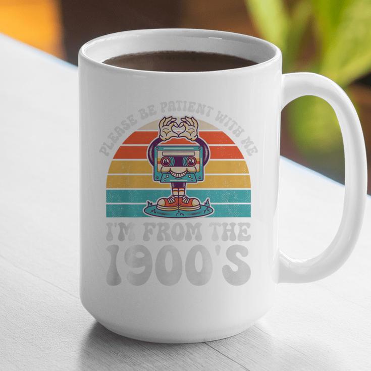 Please Be Patient With Me I'm From The 1900s Kawaii Premium Tri-Blend Graphic Print Coffee Mug