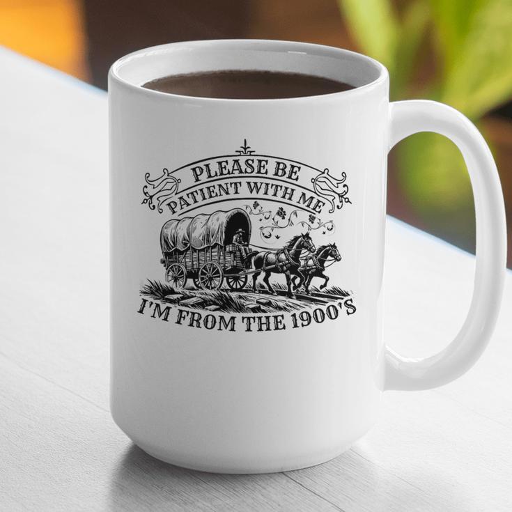 Please Be Patient With Me I'm From The 1900s For Men Women Premium Tri-Blend Graphic Print Coffee Mug
