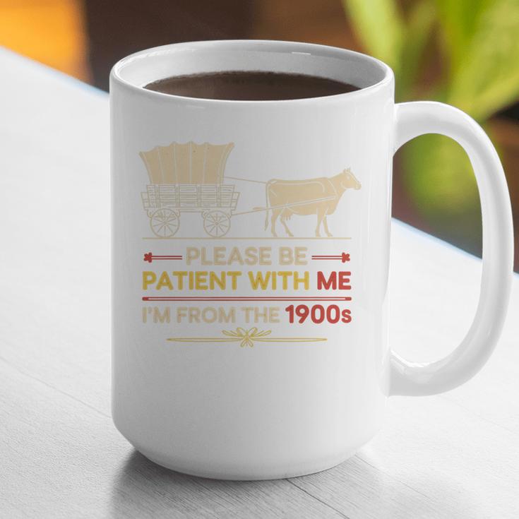 Please Be Patient With Me I'm From The 1900s Old Tee Premium Graphic Print Coffee Mug