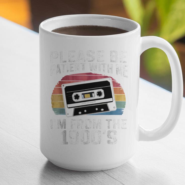 Please Be Patient With Me I'm From The 1900s Retro 90s Graphic Print Coffee Mug
