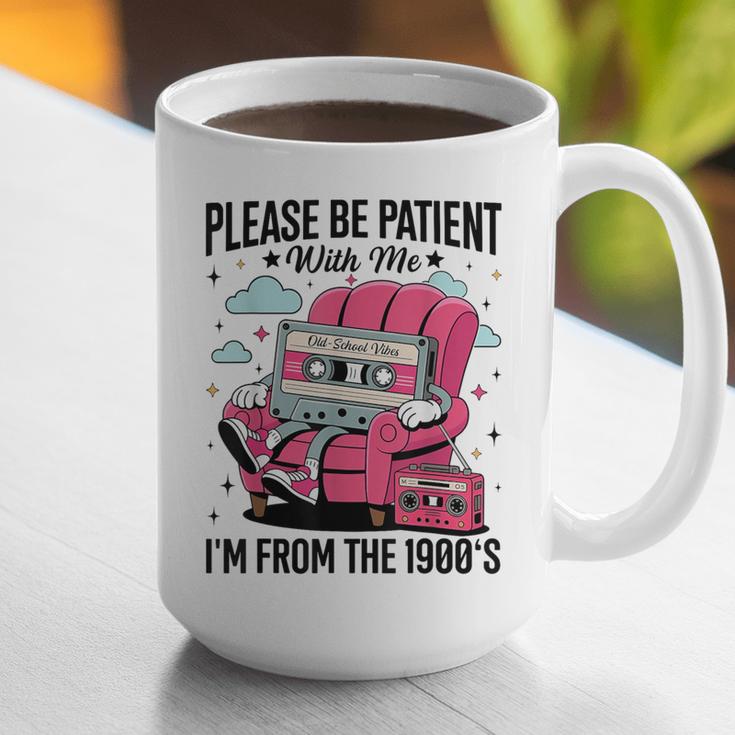 Please Be Patient I'm From The 1900s Retro Cassette Graphic Print Coffee Mug