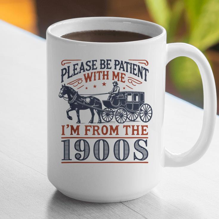 Please Be Patient With Me I'm From The 1900s Retro Nostalgic Graphic Print Coffee Mug