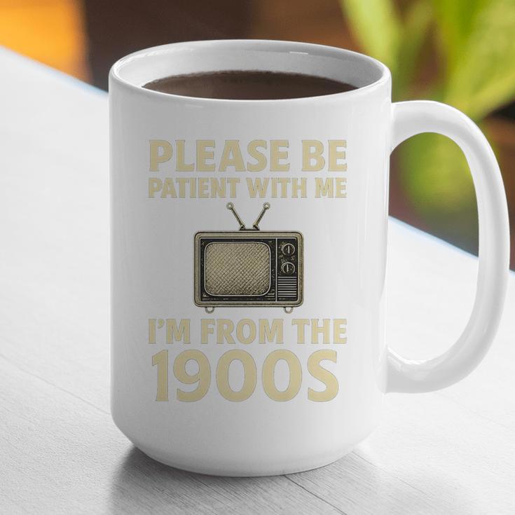 Please Be Patient With Me I'm From The 1900s Television Set Premium Graphic Print Coffee Mug Please Be Patient With Me I'm From The 1900s Television Set Premium Graphic Print Coffee Mug