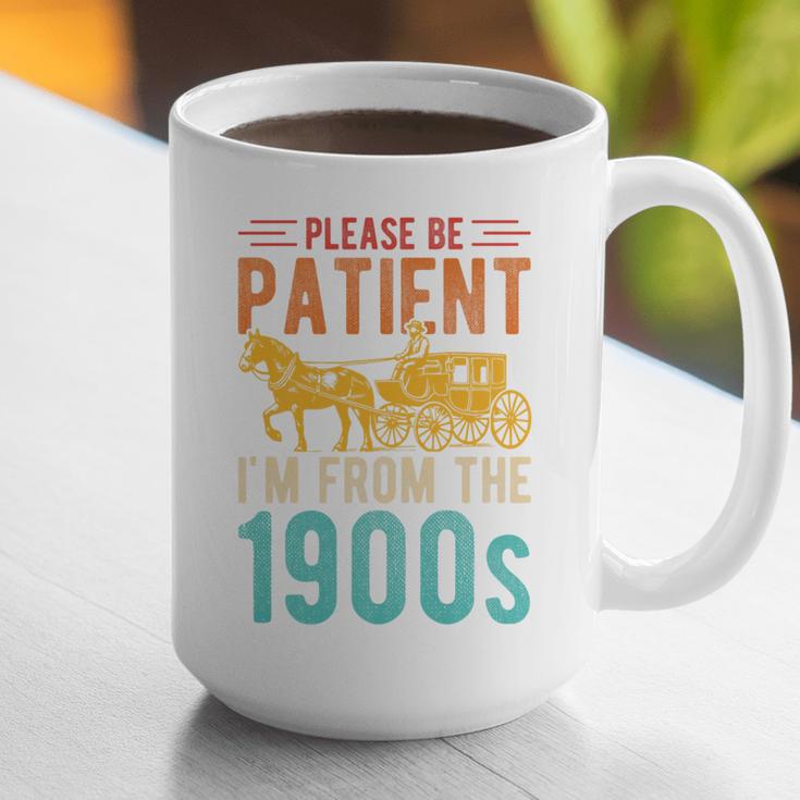 PLEASE BE PATIENT I'M FROM THE 1900s Vintage 1900s 90s Premium Graphic Print Coffee Mug