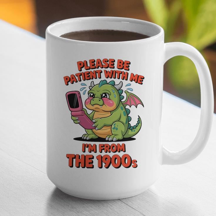 Please Be Patient I'm From The 1900s Vintage Men Women Premium Tri-Blend Graphic Print Coffee Mug