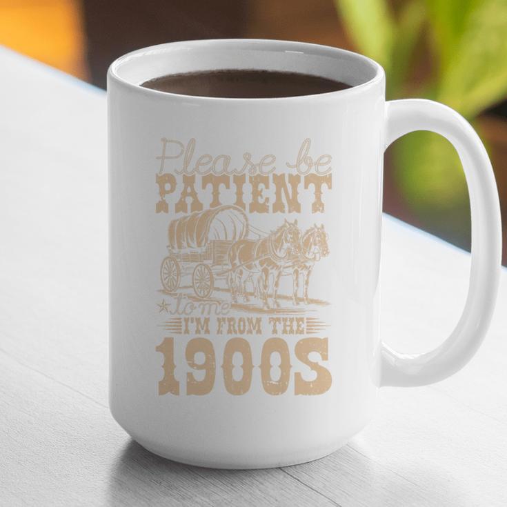 Please Be Patient To Me I'm From The 1900s Wild West Vintage Premium Graphic Print Coffee Mug