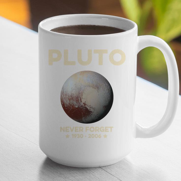 Pluto Never Forget 1930-2006 Planet Space Science Nostalgia Premium Tri-Blend Graphic Print Coffee Mug