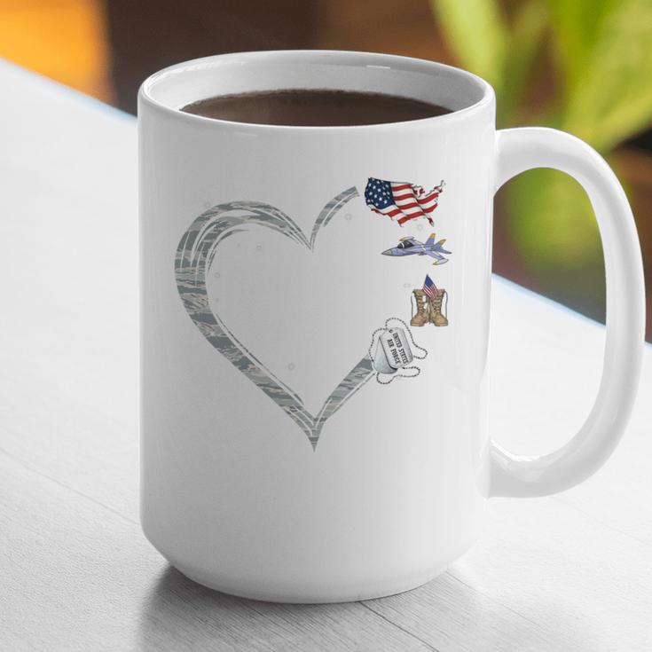 Proud Air Force Grandma Air Force Graduation Grandma USAF Graphic Print Coffee Mug