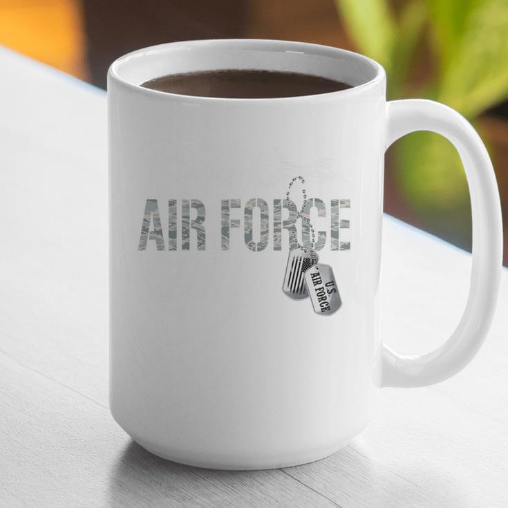 Proud Air Force Wife Air Force Graduation USAF Wife Graphic Print Coffee Mug