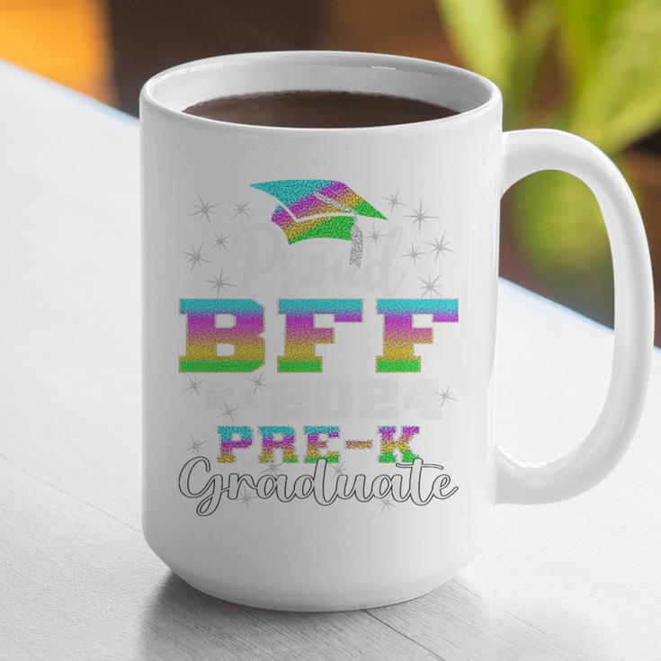 Proud Bff Of PreK School Graduate 2024 Graduation Bff Premium Graphic Print Coffee Mug