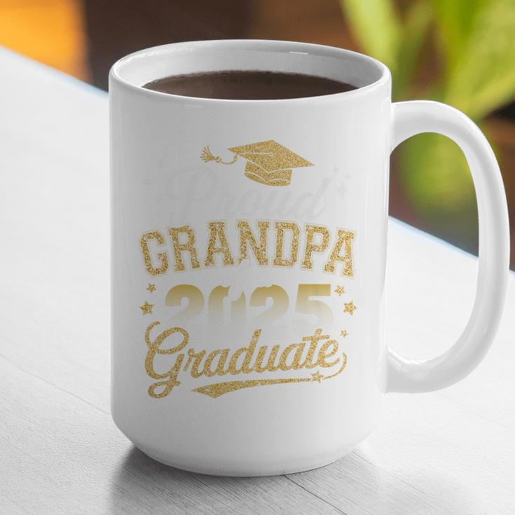 Proud Grandpa Of a Class Of 2025 Graduate Senior Graduation Premium Graphic Print Coffee Mug